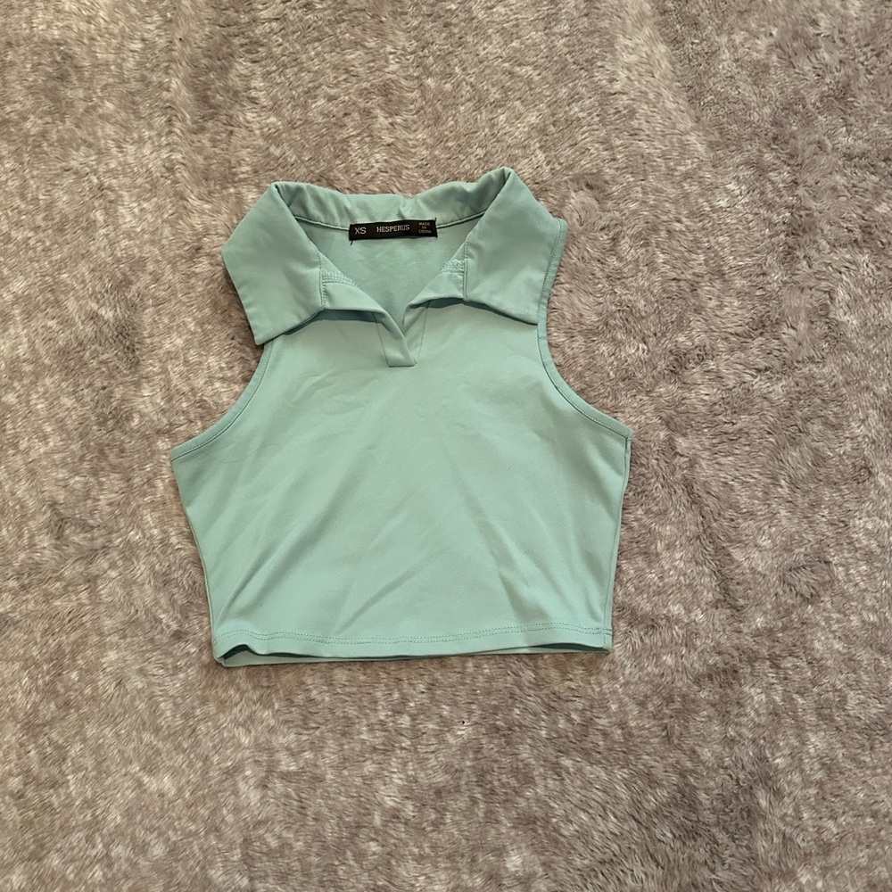 Women's Colored Cropped Tank Top